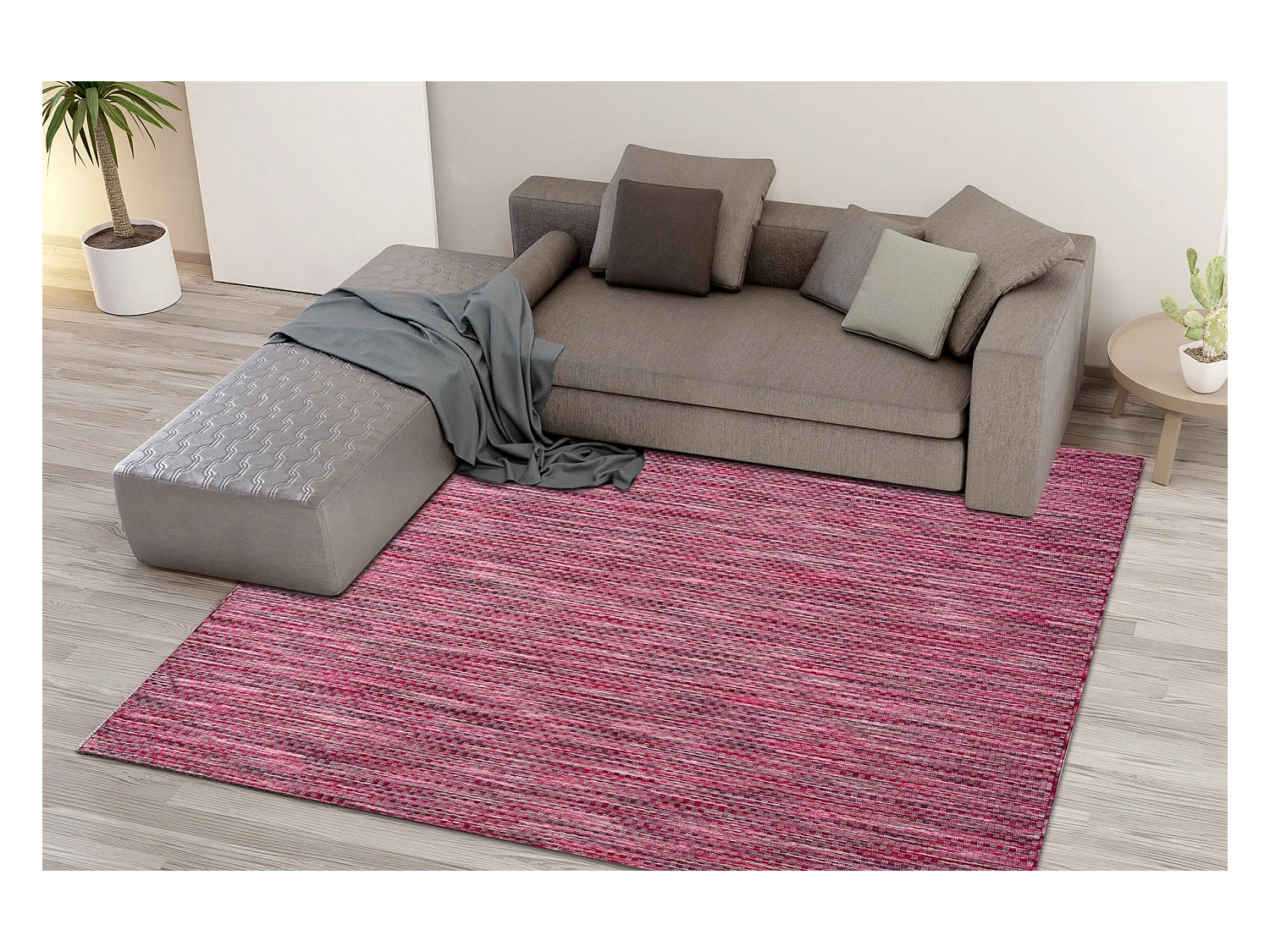 Tapijt FISY modern, SISAL 20774 melange rozekleuring 160x220 cm