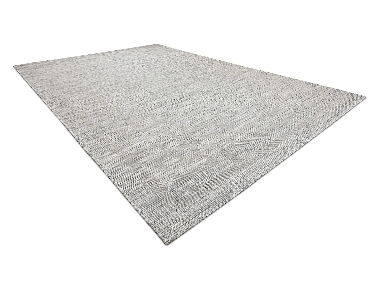 Tapis SIZAL PATIO 3071 grec tissé à plat gris / beige 136x190 cm