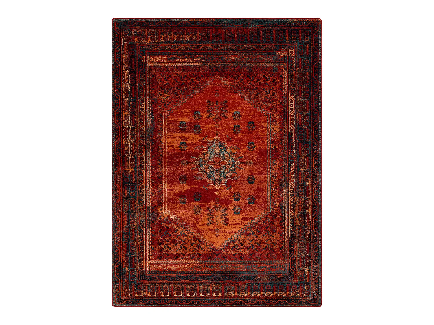 Tapis en laine OMEGA MISTIK rose 66x100 cm