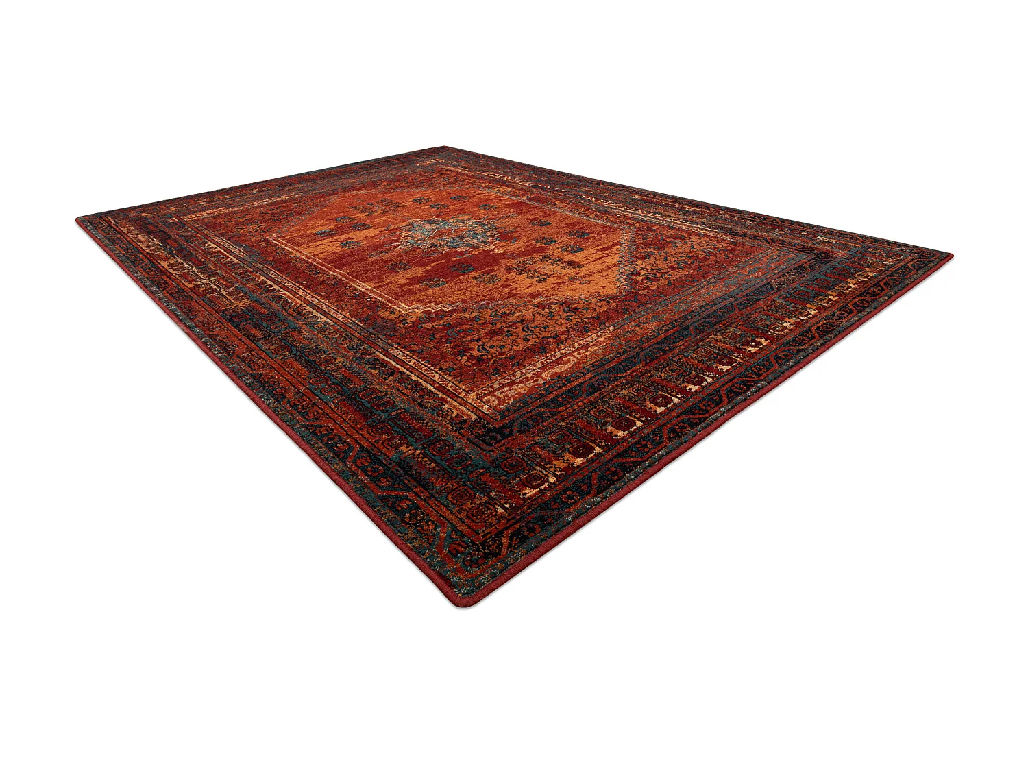 Tapis en laine OMEGA MISTIK rose 66x100 cm