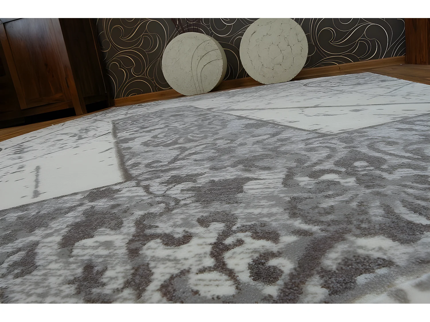 Tapis ACRYLIQUE FLORYA 0304 beige marron 160x235 cm