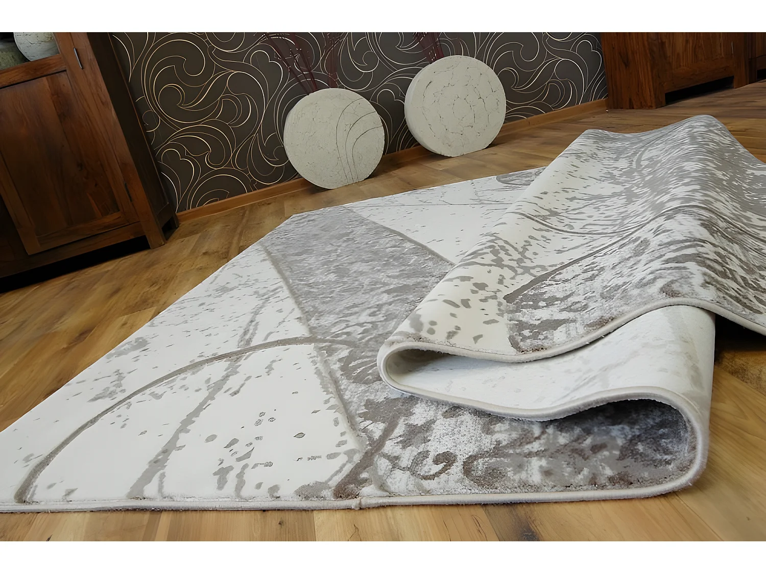 Tapis ACRYLIQUE FLORYA 0304 beige marron 160x235 cm