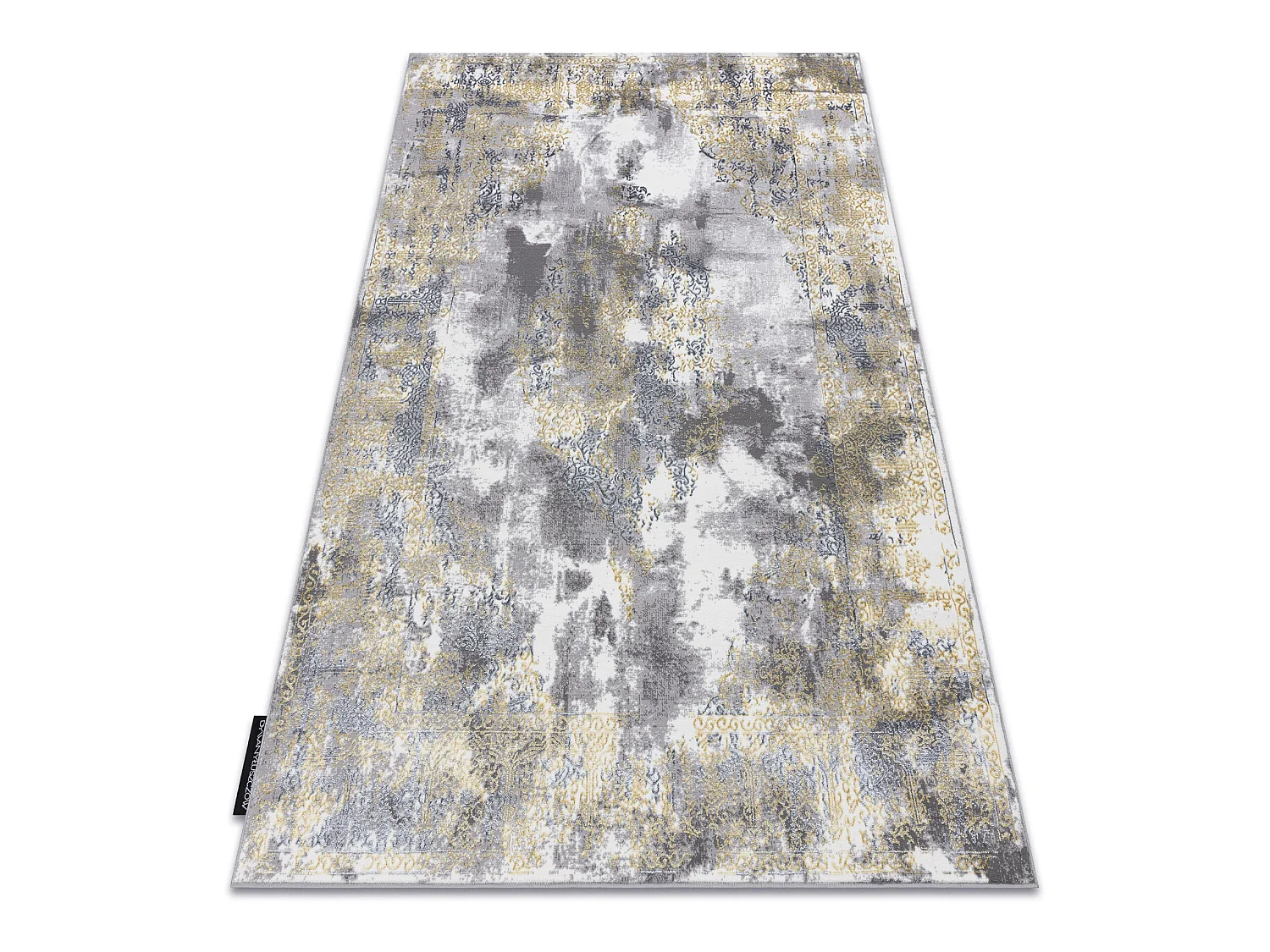 Tapis DE LUXE moderne 6754 Ornement vintage - Structural crème / or 160x220 cm