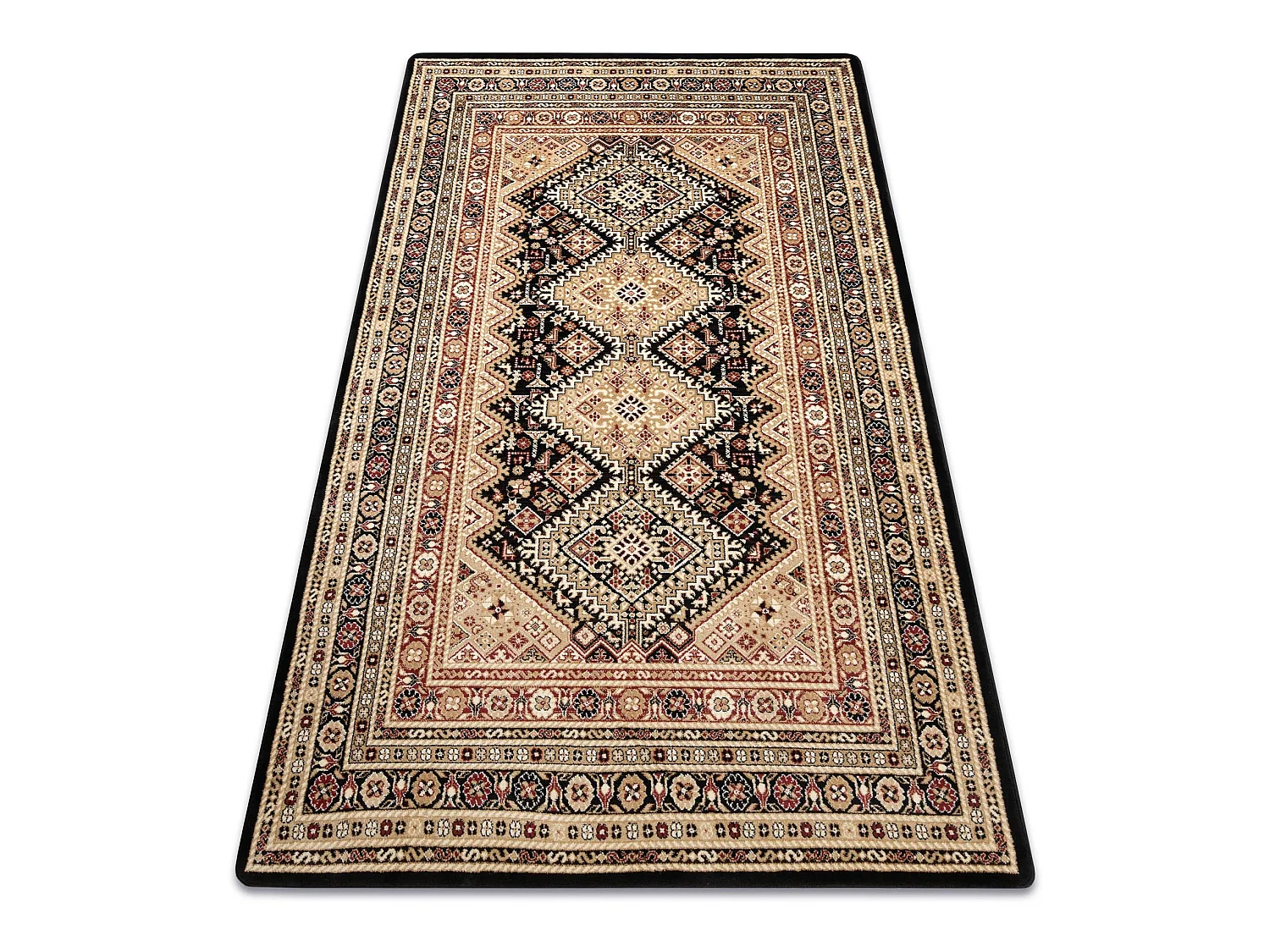 Tappeto ROYAL disegno G021 Classico nero / beige 180x270 cm