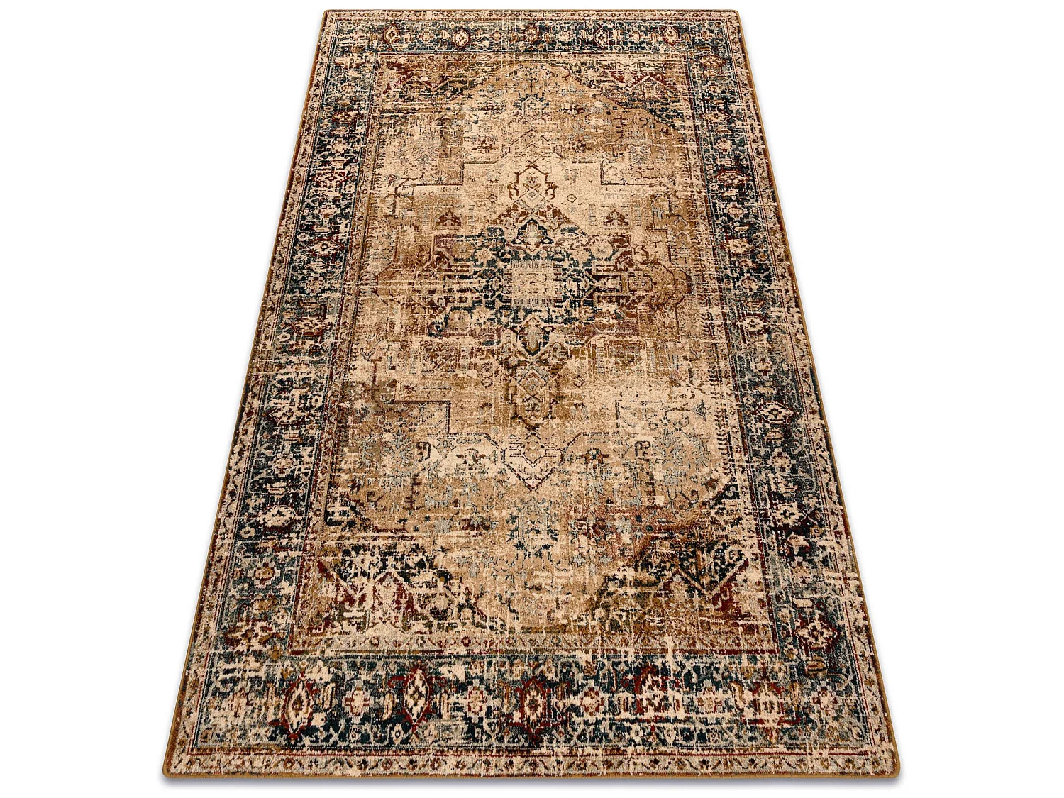 Tapis en laine POLONIA KALAR émeraude 235x350 cm