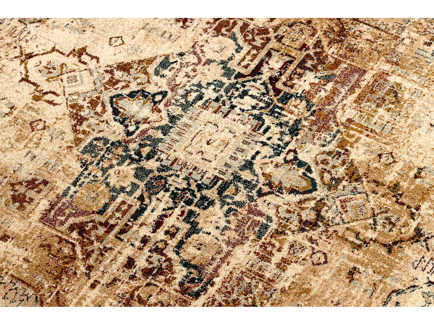 Tapis en laine POLONIA KALAR émeraude 235x350 cm