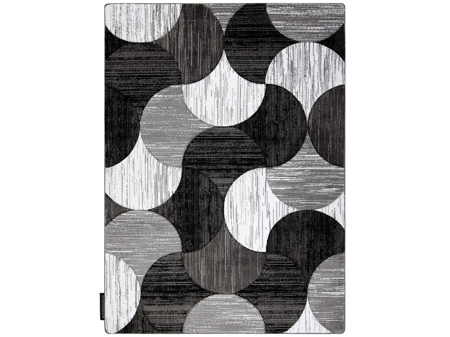 Tapis ALTER Geo coquillages gris 280x370 cm
