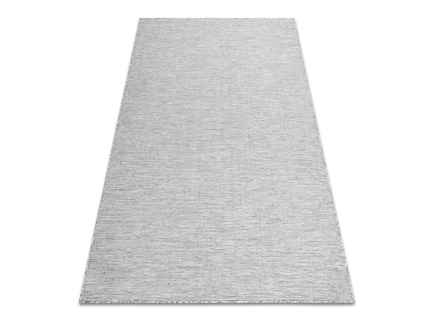Tapis SIZAL PATIO 3069 marocain Trellis tissé à plat gris / beige 117x170 cm