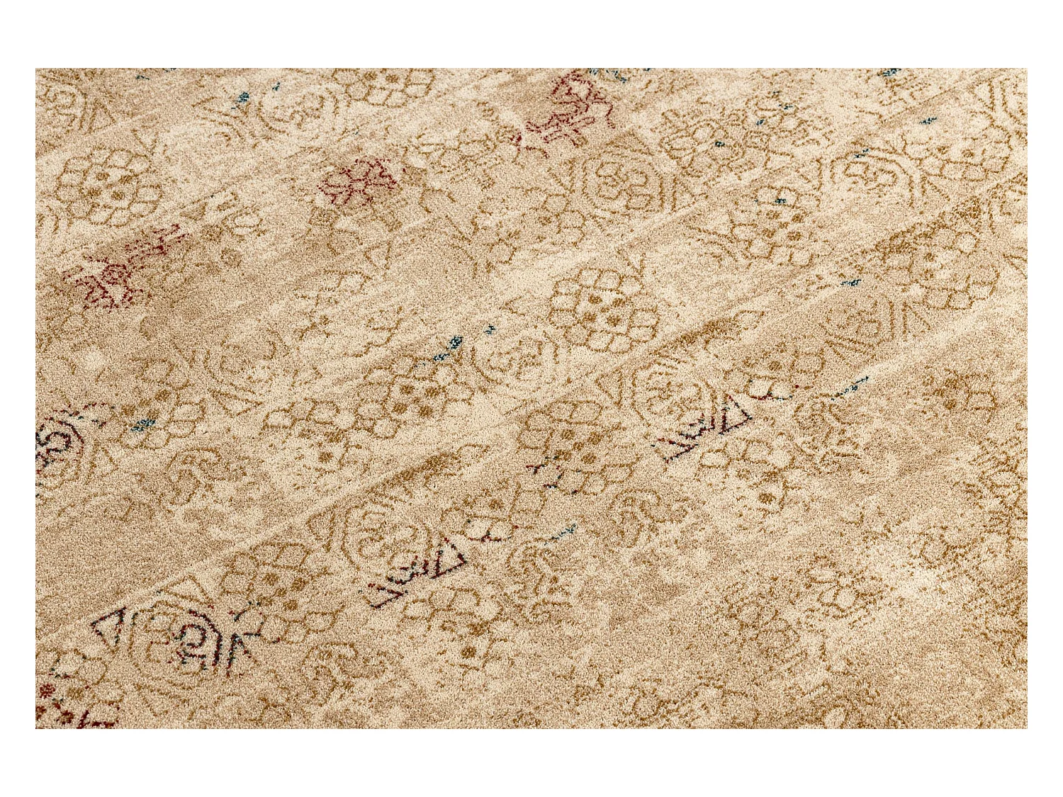Tapis en laine POLONIA PAMUK 2 rose 235x350 cm