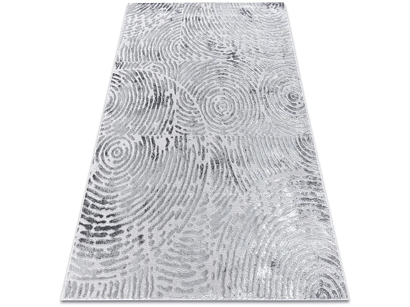 Dywan MEFE nowoczesny  8725 Koła odcisk palca - Strukturalny, dwa poz 240x330 cm