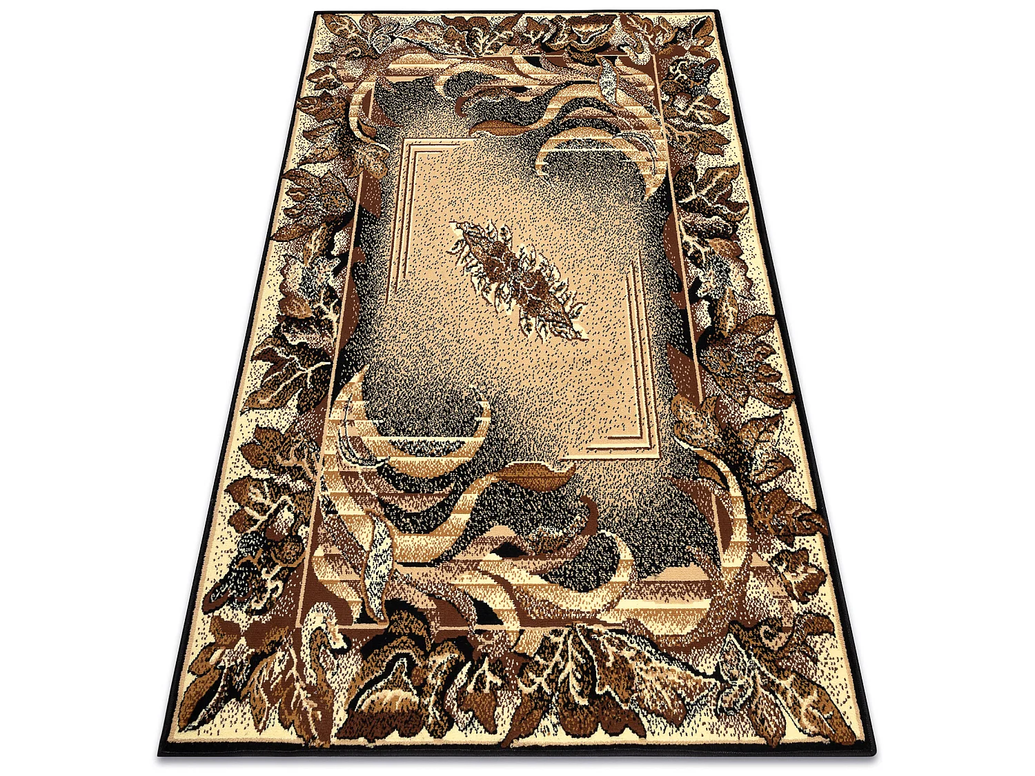 BCF Tapis Morad LIŚĆ Feuilles Agawa classique - beige 200x300 cm