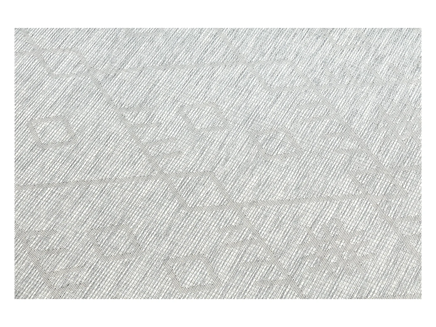 Teppich SISAL PATIO 3077 Diamanten flach gewebt grau / beige 78x150 cm
