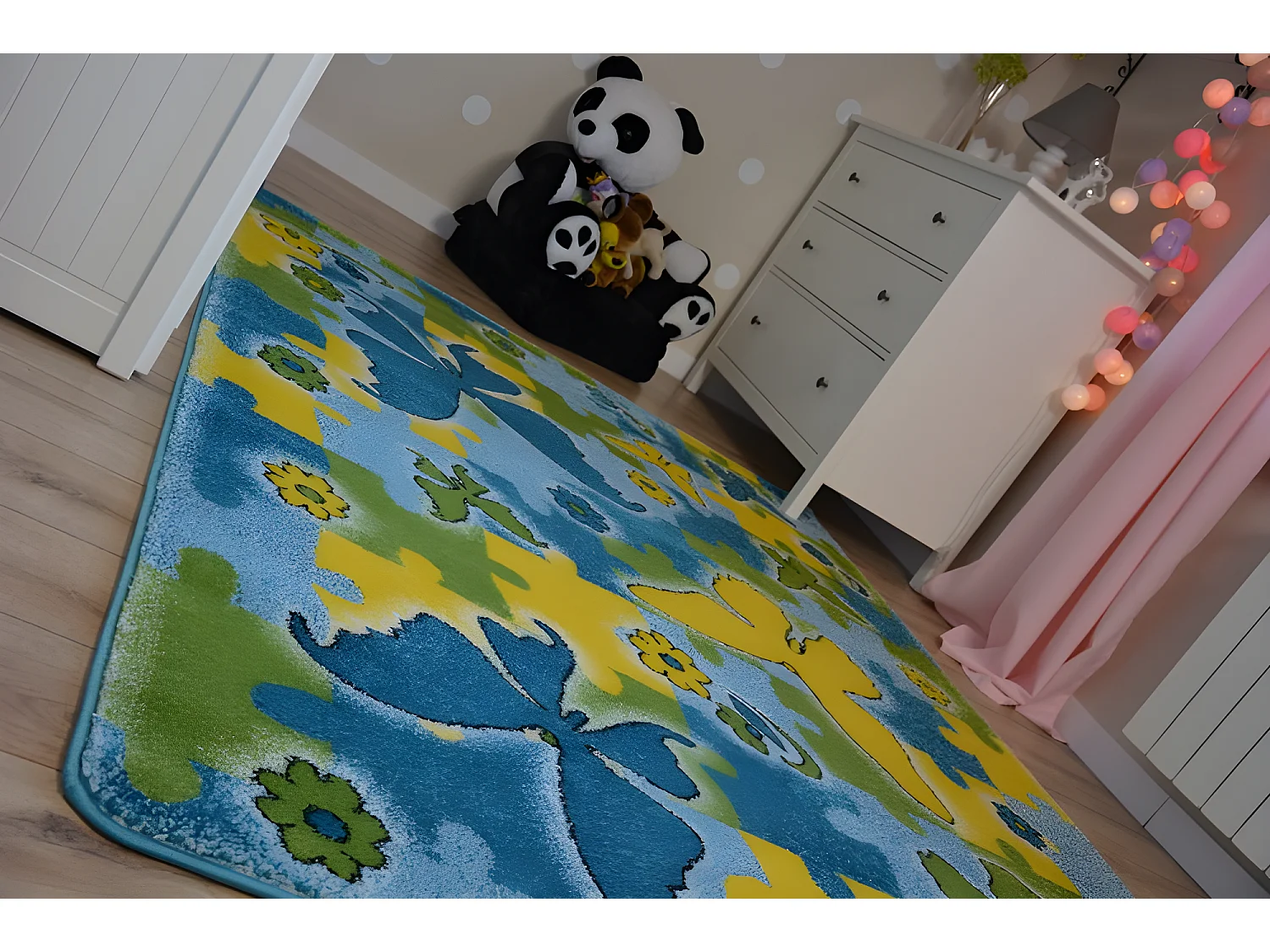 Tapijt KIDS Vlinder blauw C429 180x270 cm