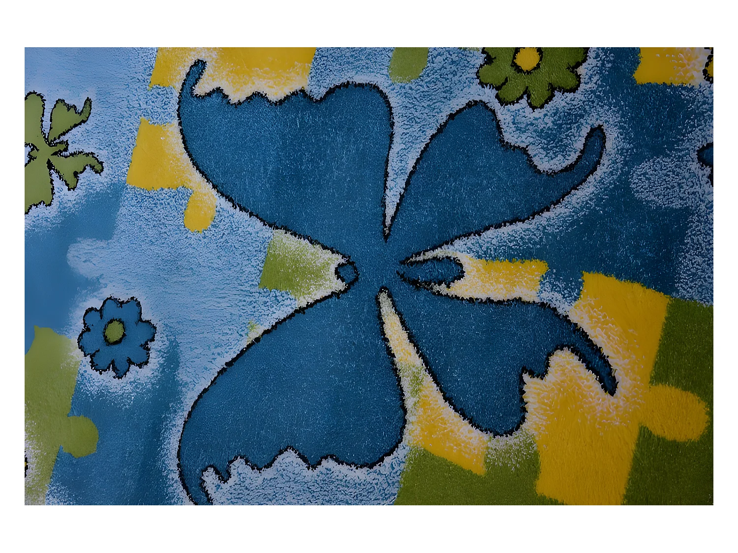 Tapijt KIDS Vlinder blauw C429 180x270 cm