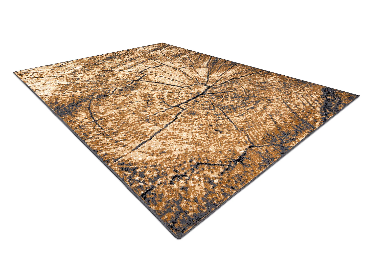 Tapijt BCF Morad PIEŃ - grijskleuring / beige / oud goud 160x220 cm