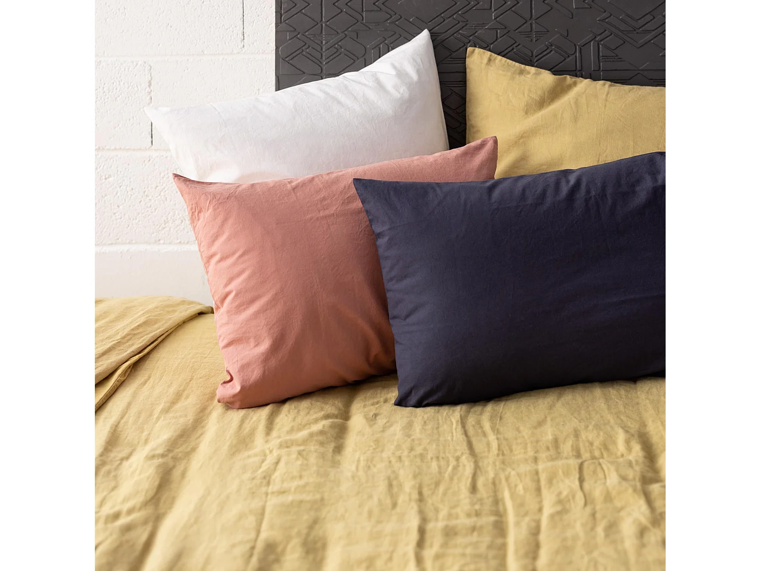 Calita Bettdeckenbezug Gold 85 x 200 cm