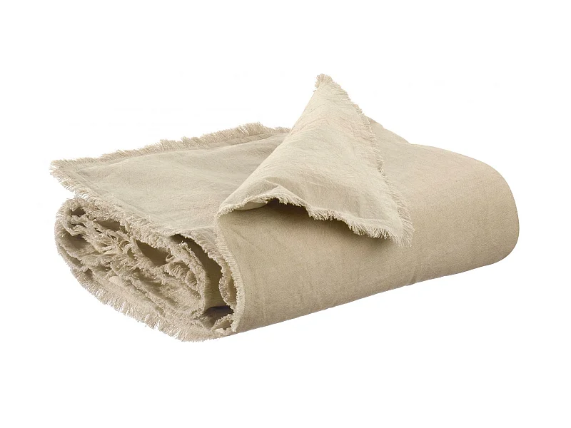 Effen dekbed Laly Linnen 85 x 200 cm