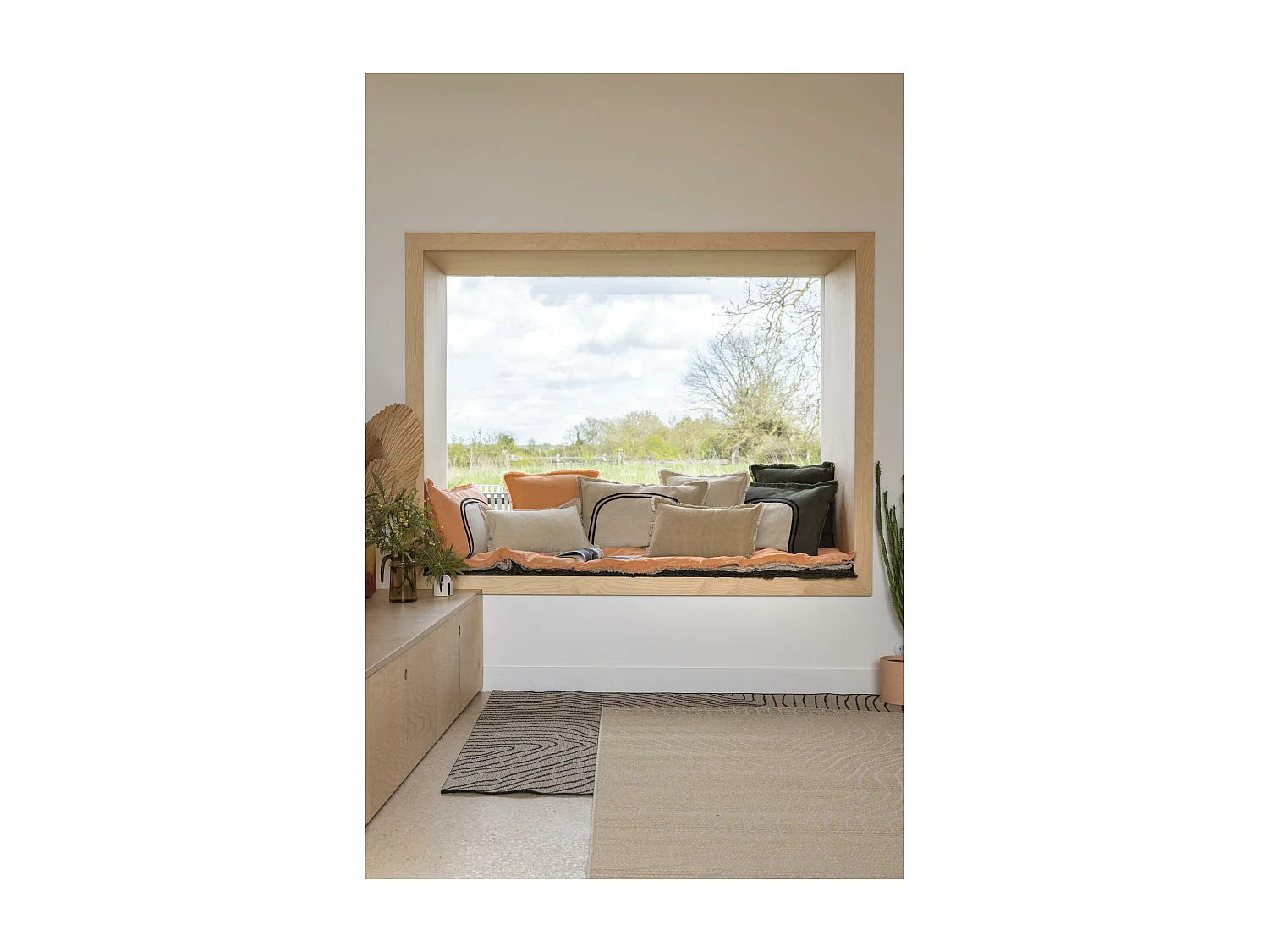 Édredon uni Laly lin 85 x 200 cm Vivaraise