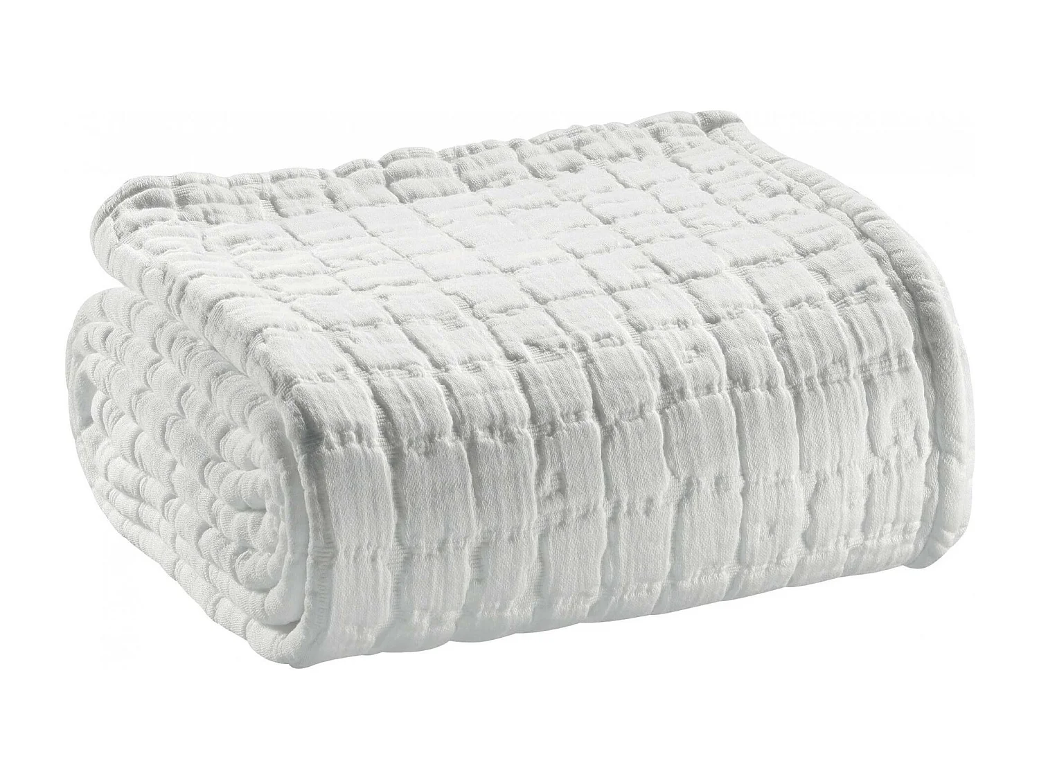 Jeté de lit Swami blanc 240 x 260 cm Vivaraise