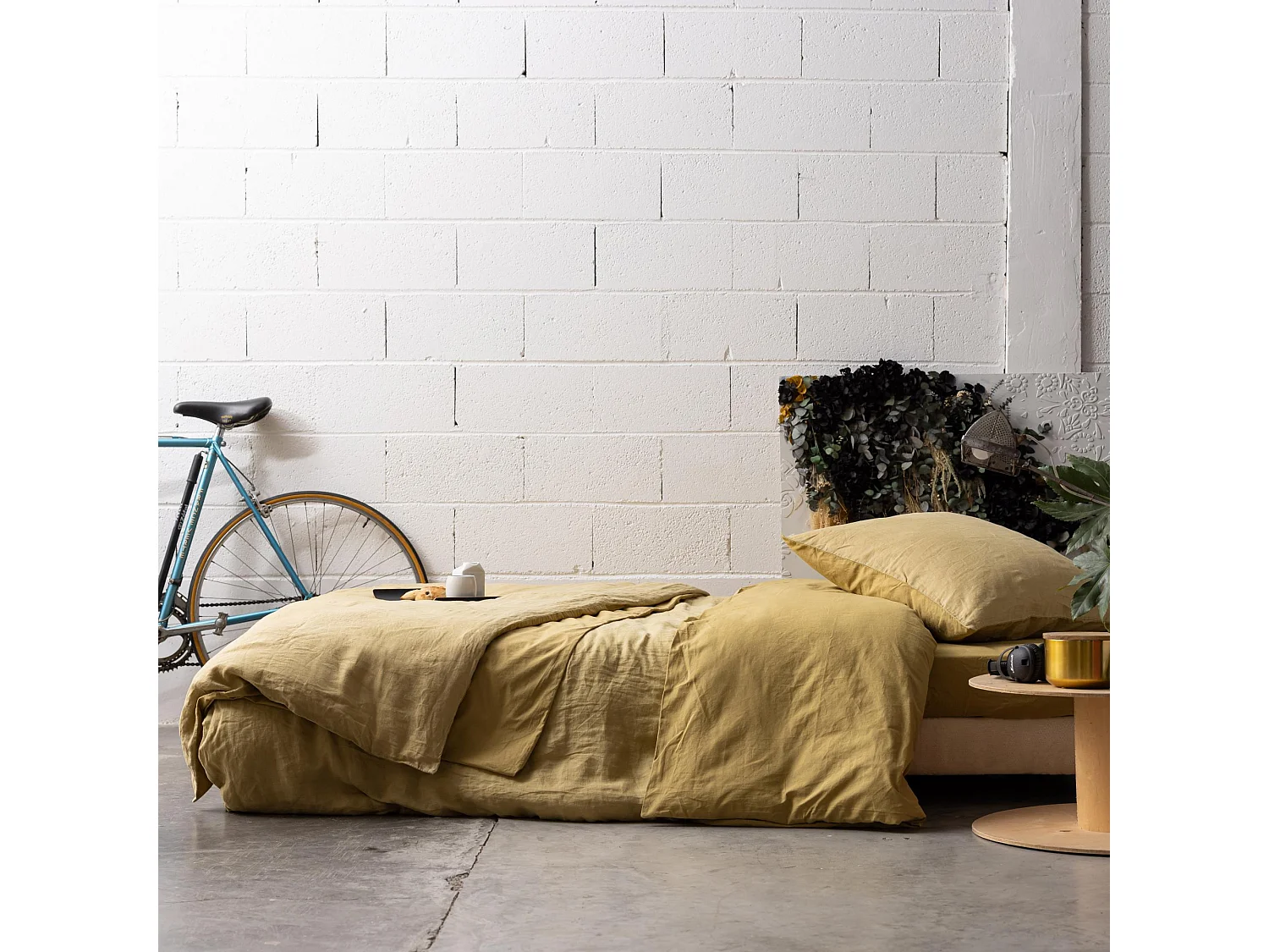 Housse d'édredon Linco gold 85 x 200 cm Vivaraise