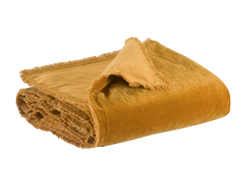 Édredon uni Fara safran 85 x 200 cm Vivaraise