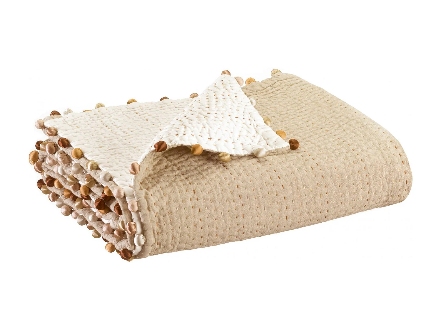 Colcha Gastounet Sienna 180 x 180 cm