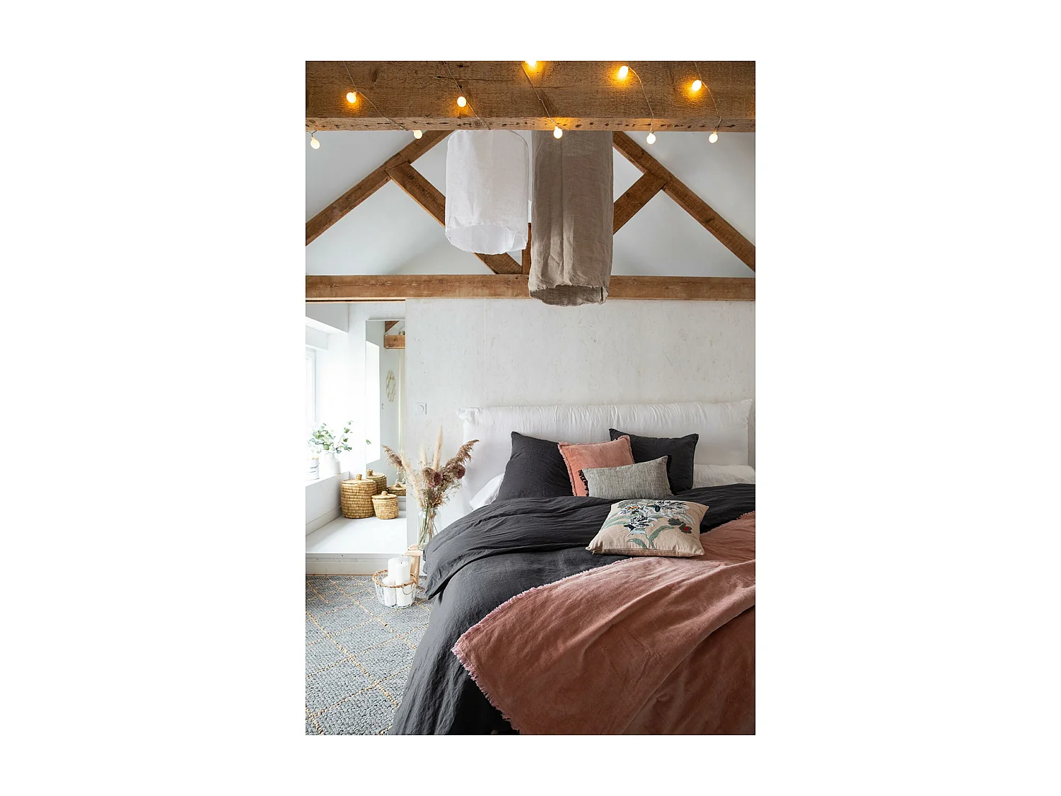 Fara Bettdecke Pink 85 x 200 cm