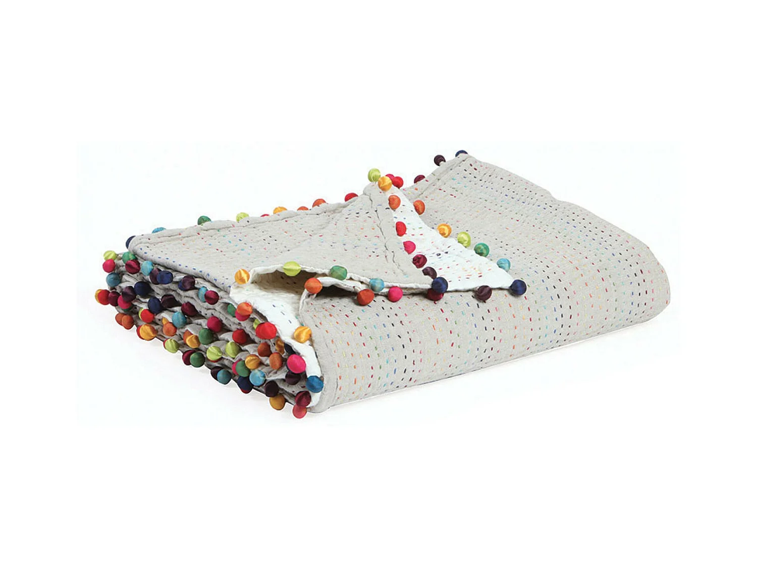 Einfarbige Steppdecke Gastounet Multico 220 x 220 cm