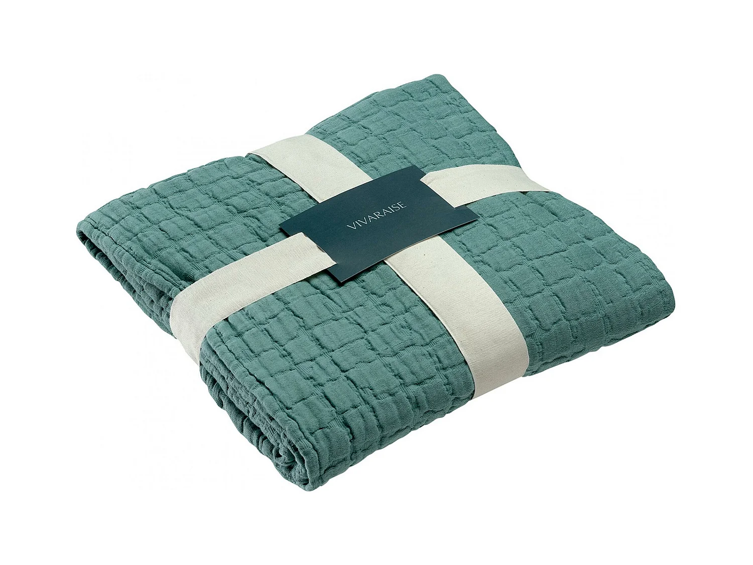 Jeté de lit Swami rooibos 180 x 260 cm Vivaraise