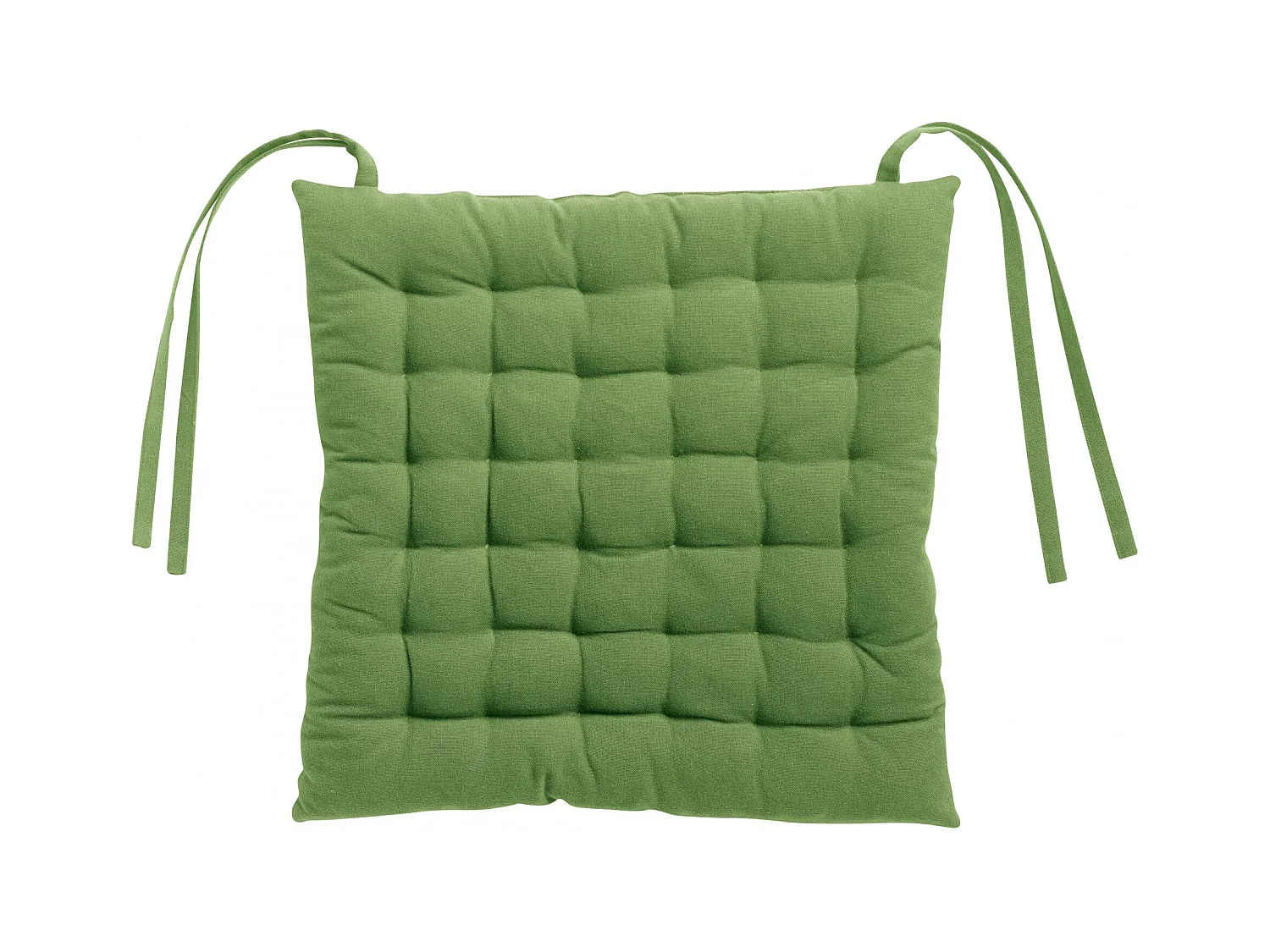 Galette de chaise 36 points Zea recyclée vert 38 x 38 x 3 cm Winkler