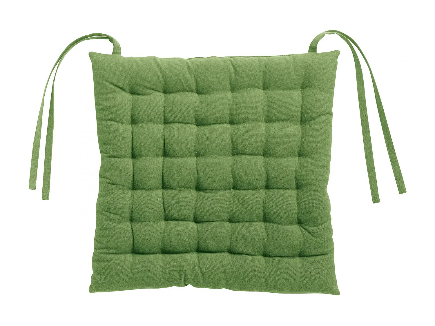 Galette de chaise 36 points Zea recyclée vert 38 x 38 x 3 cm Winkler