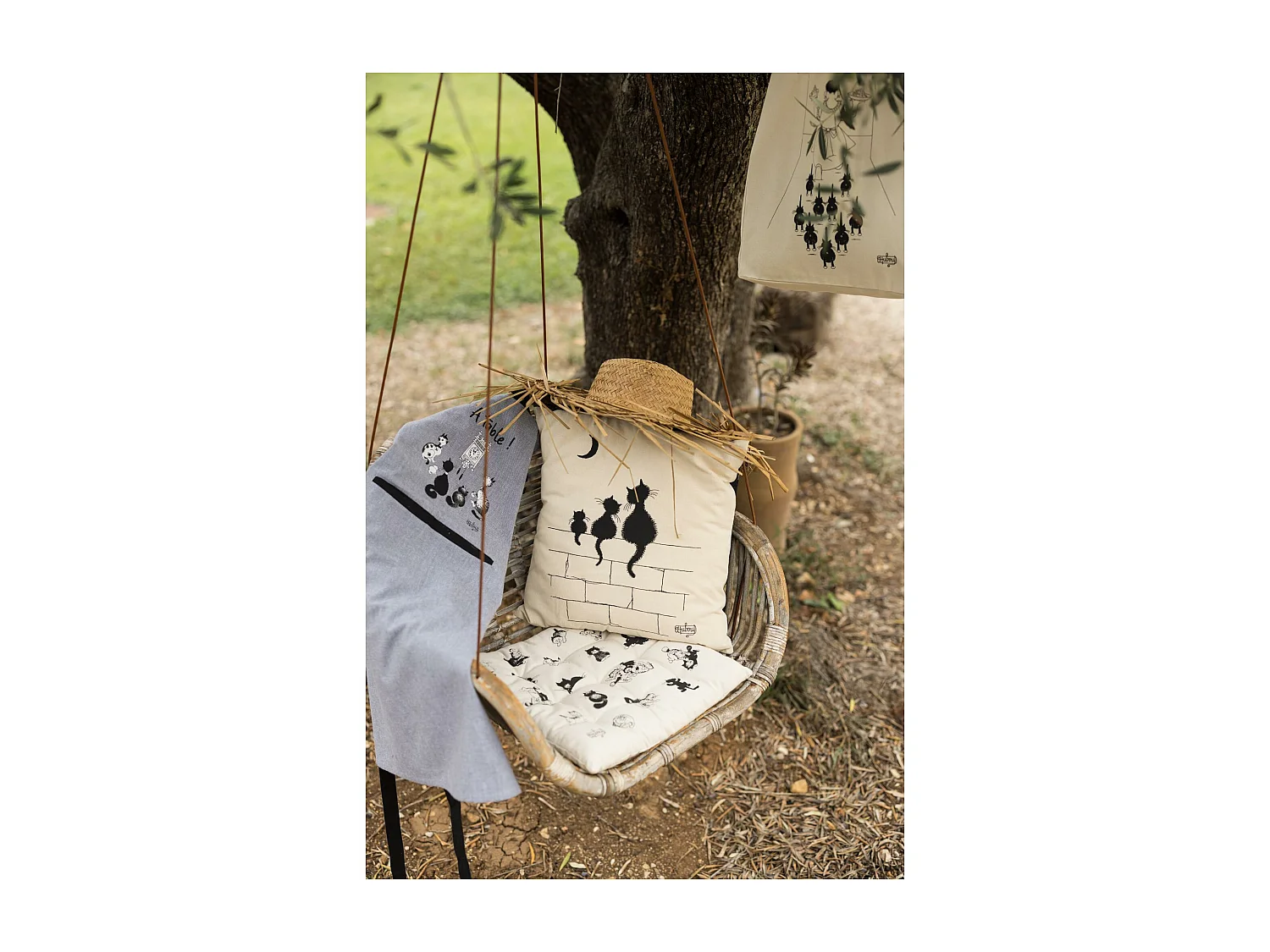 Galette de chaise 9 points Dubout beige 40 x 40 x 3 cm Winkler