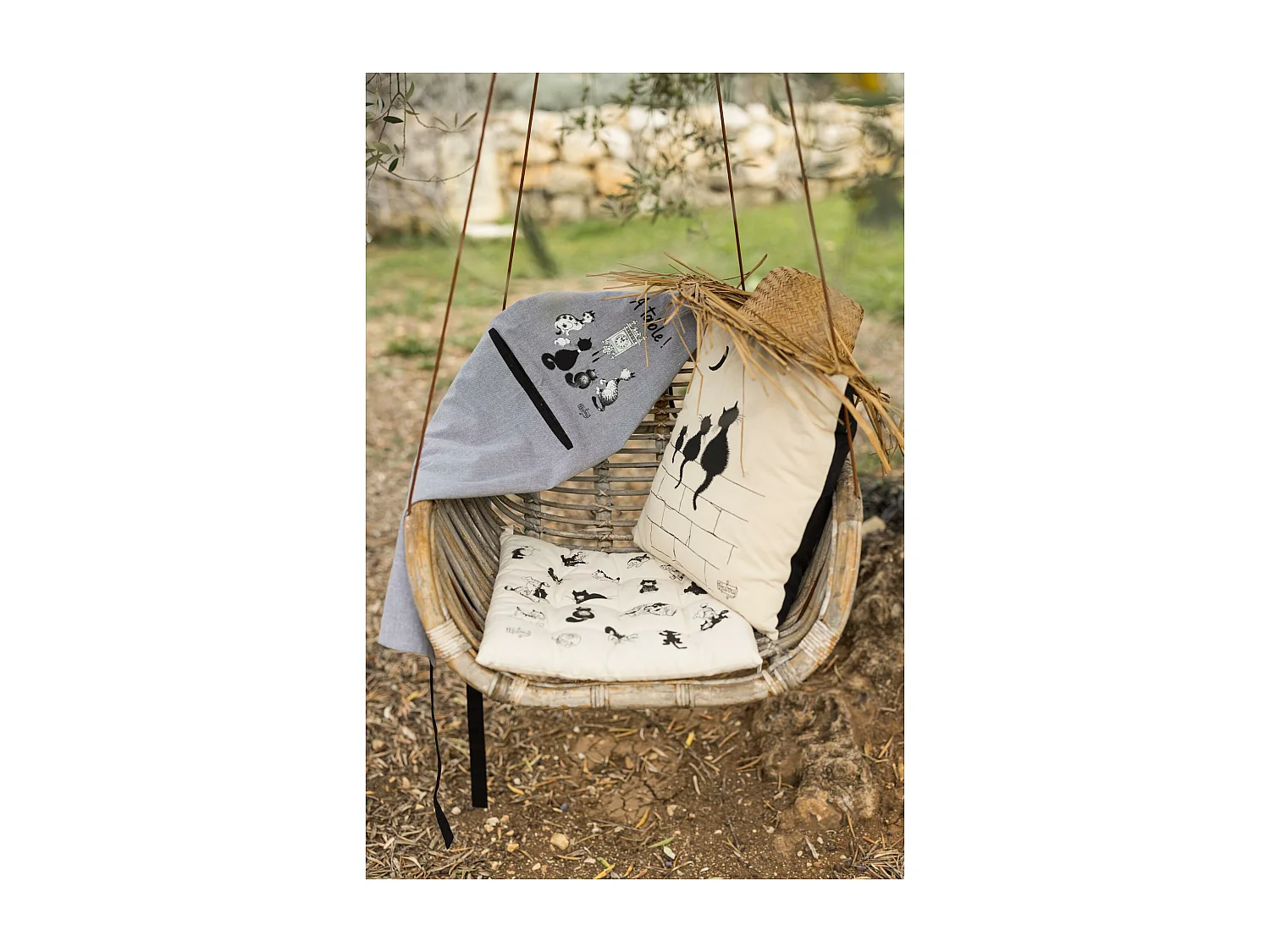 Galette de chaise 9 points Dubout beige 40 x 40 x 3 cm Winkler