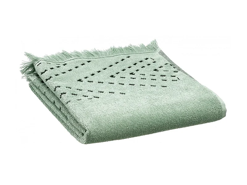 Serviette de toilette Julia opaline 50 x 100 cm Vivaraise