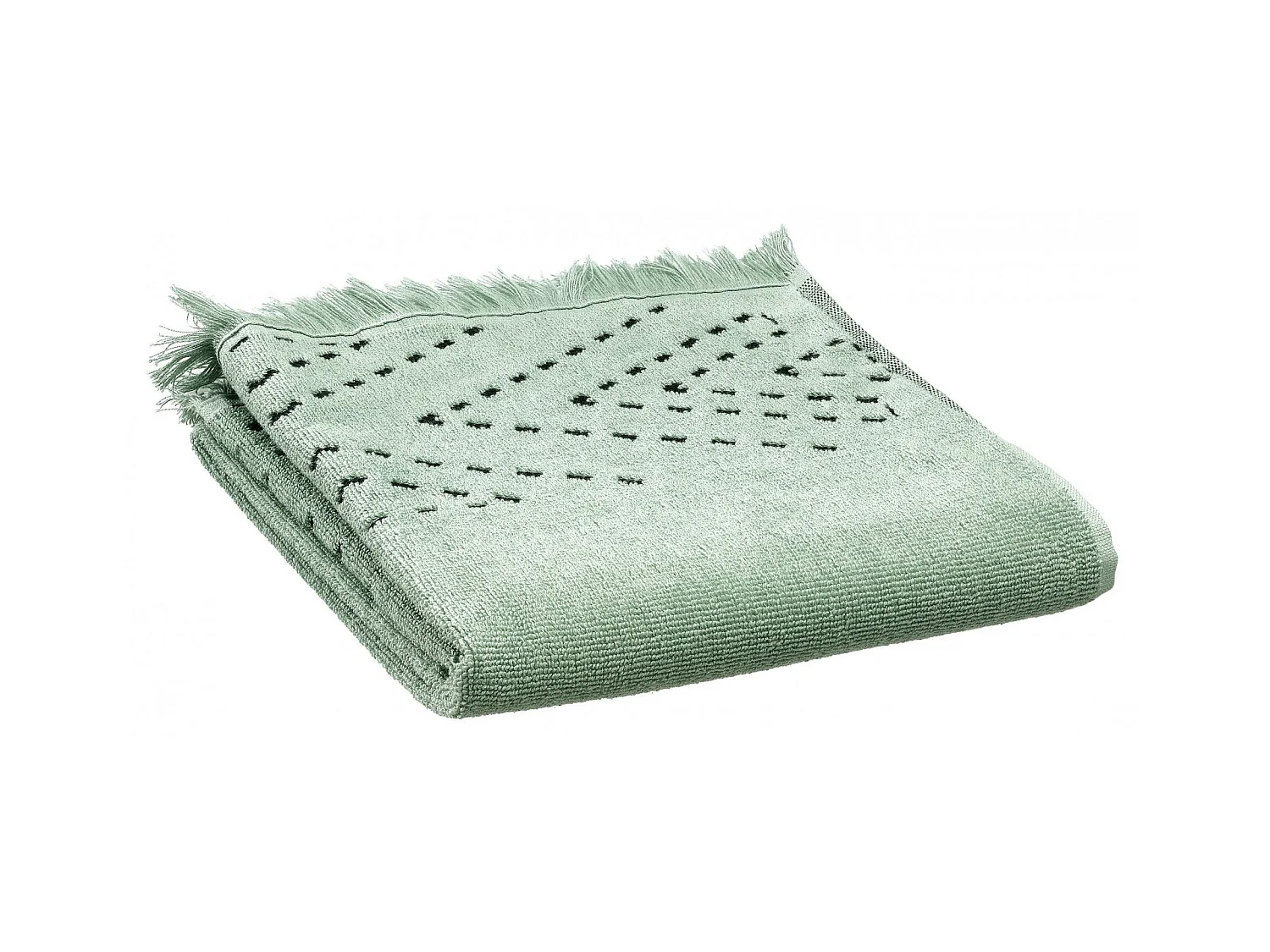 Serviette de toilette Julia opaline 50 x 100 cm Vivaraise