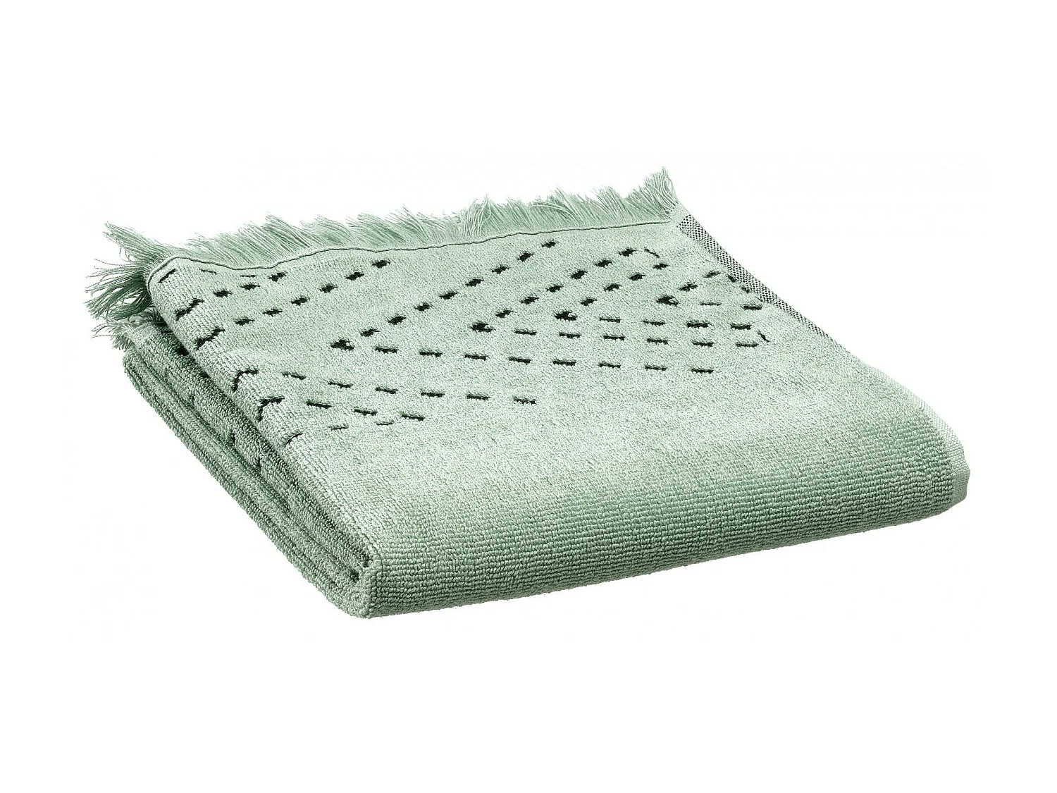 Serviette de toilette Julia opaline 50 x 100 cm Vivaraise