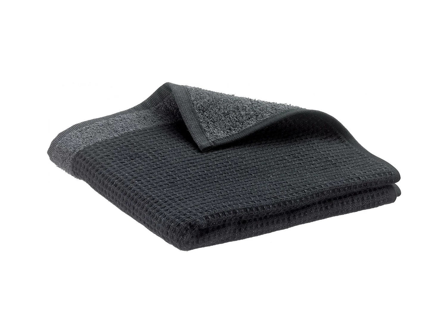 Serviette de toilette recyclée Abby tonnerre 50 x 100 cm Vivaraise