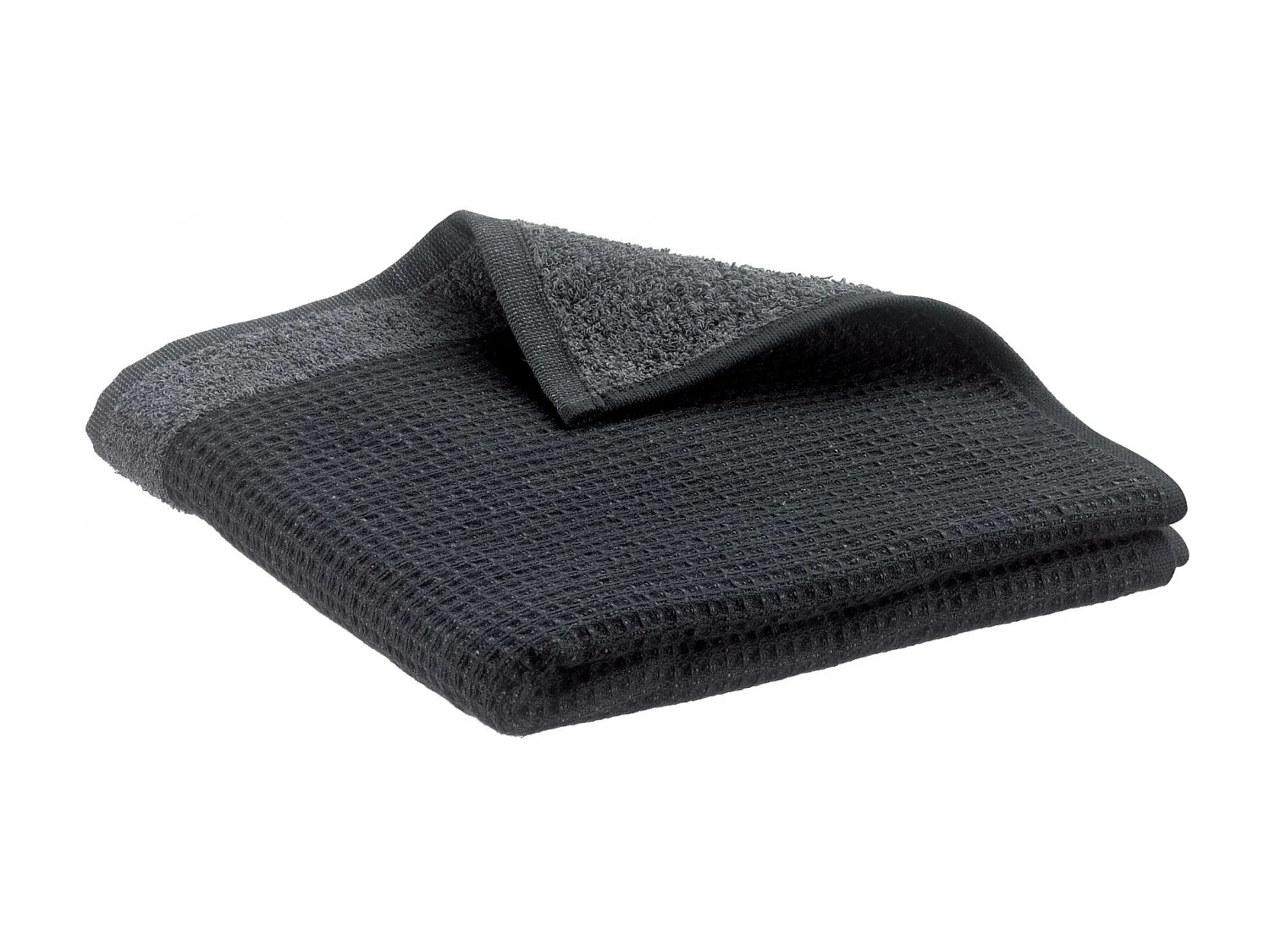 Serviette de toilette recyclée Abby tonnerre 50 x 100 cm Vivaraise