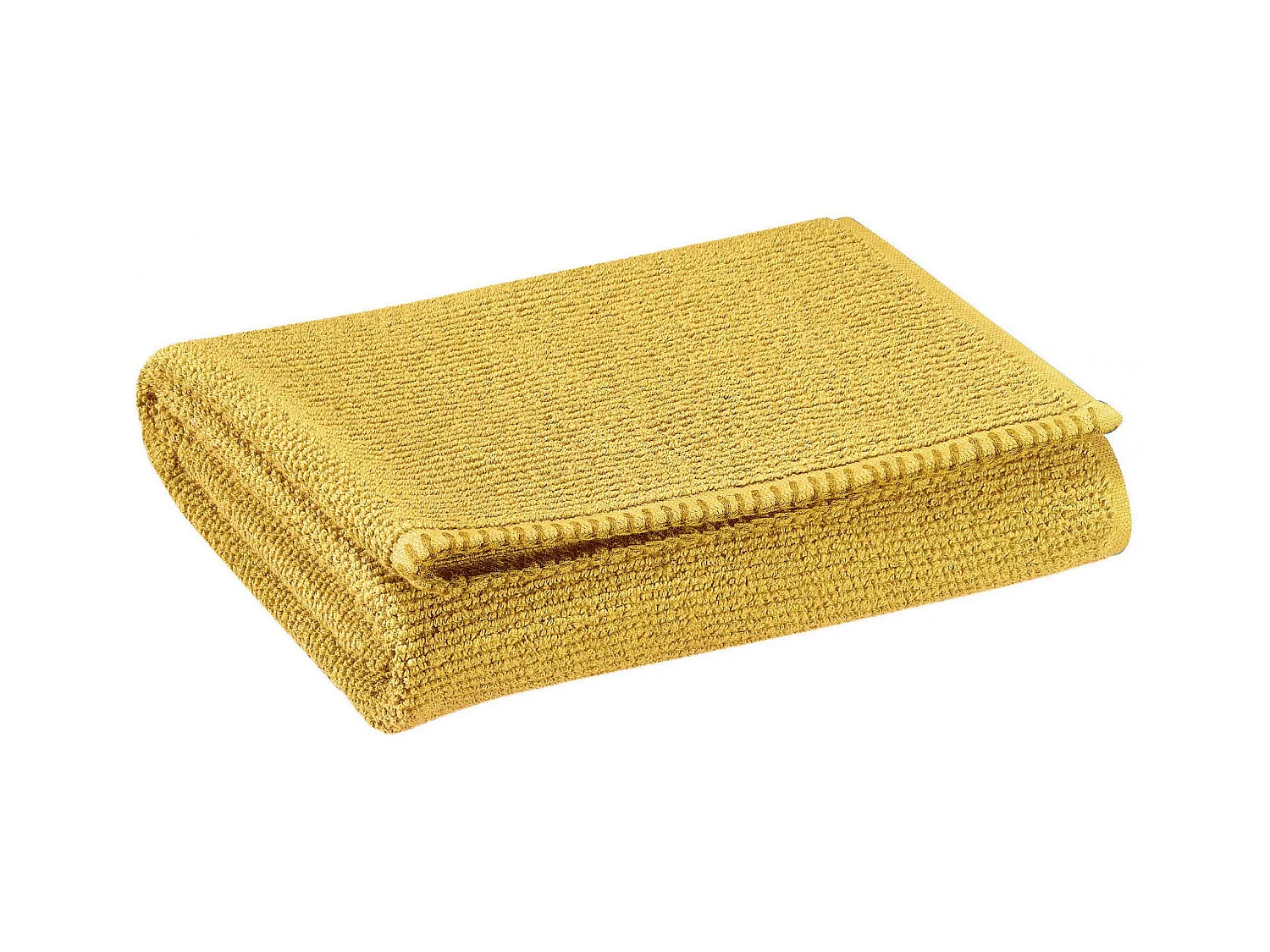 Serviette de toilette Bora curry 50 x 100 cm Vivaraise