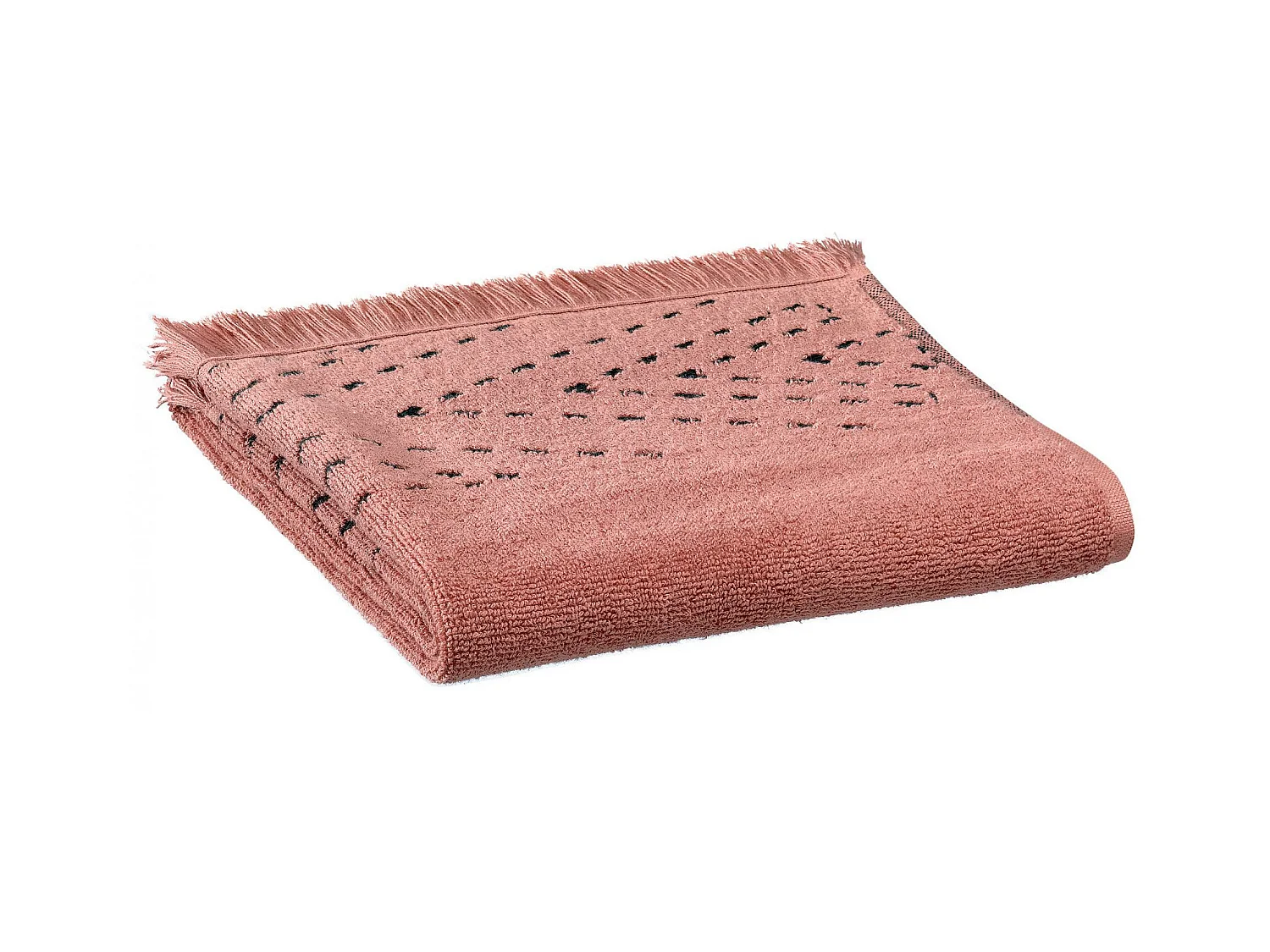 Serviette de toilette Julia blush 50 x 100 cm Vivaraise