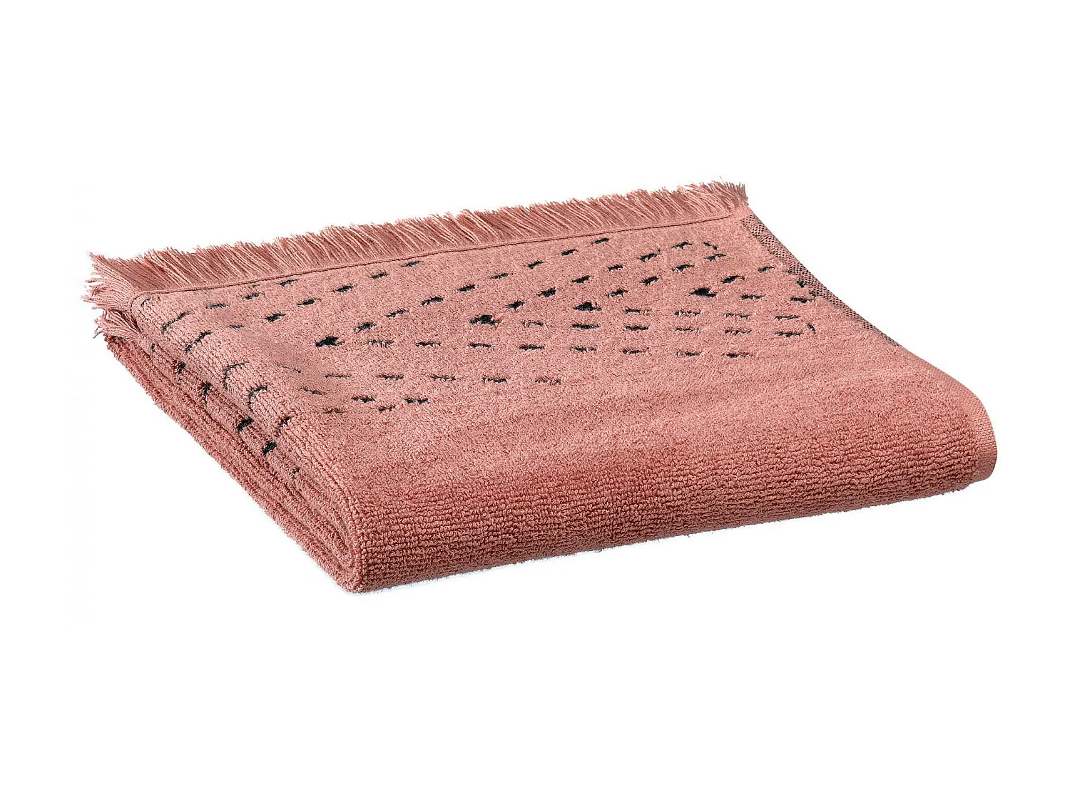 Serviette de toilette Julia blush 50 x 100 cm Vivaraise