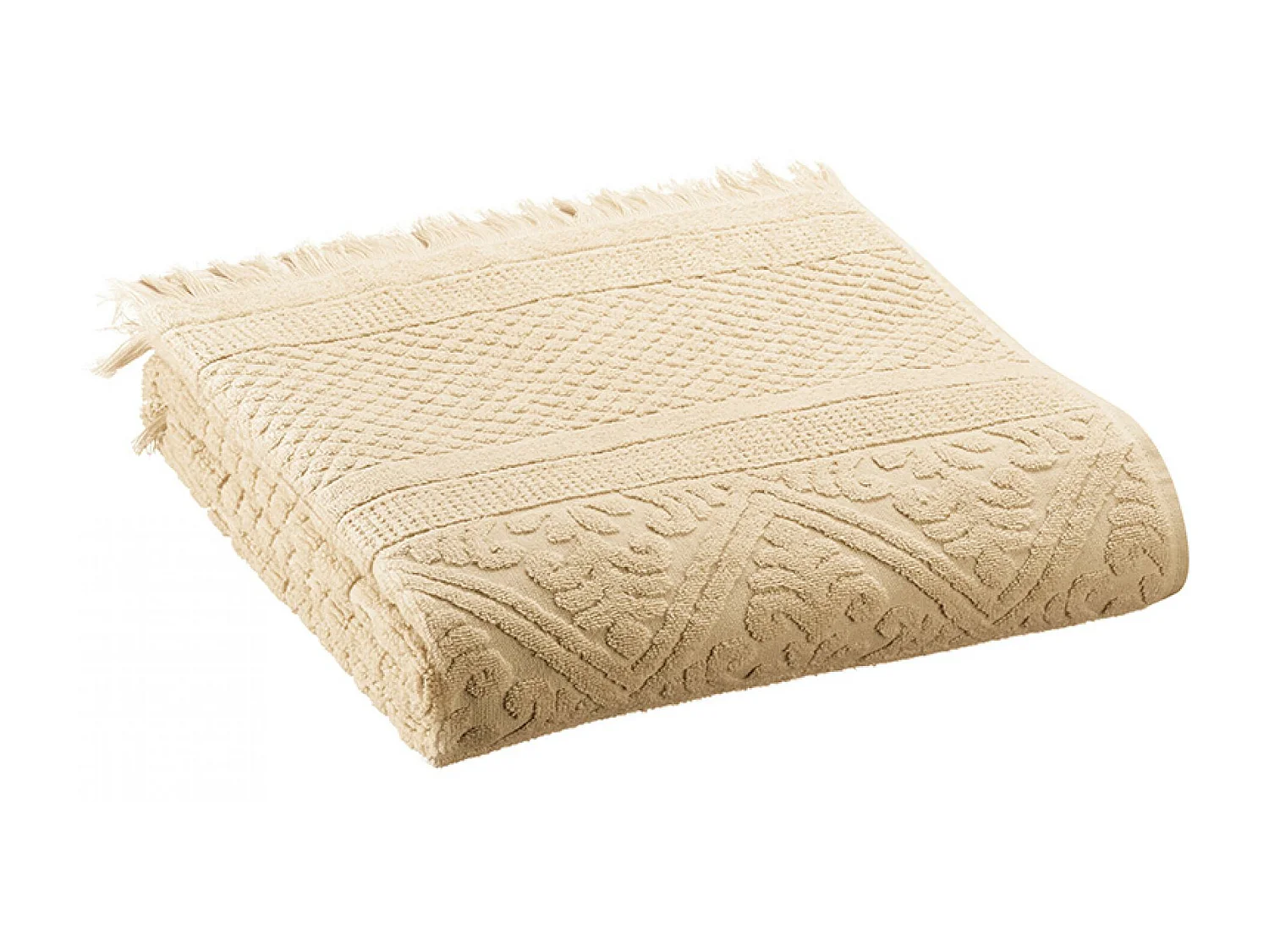 Toalha de banho Zoé Baunilha 50 x 100 cm