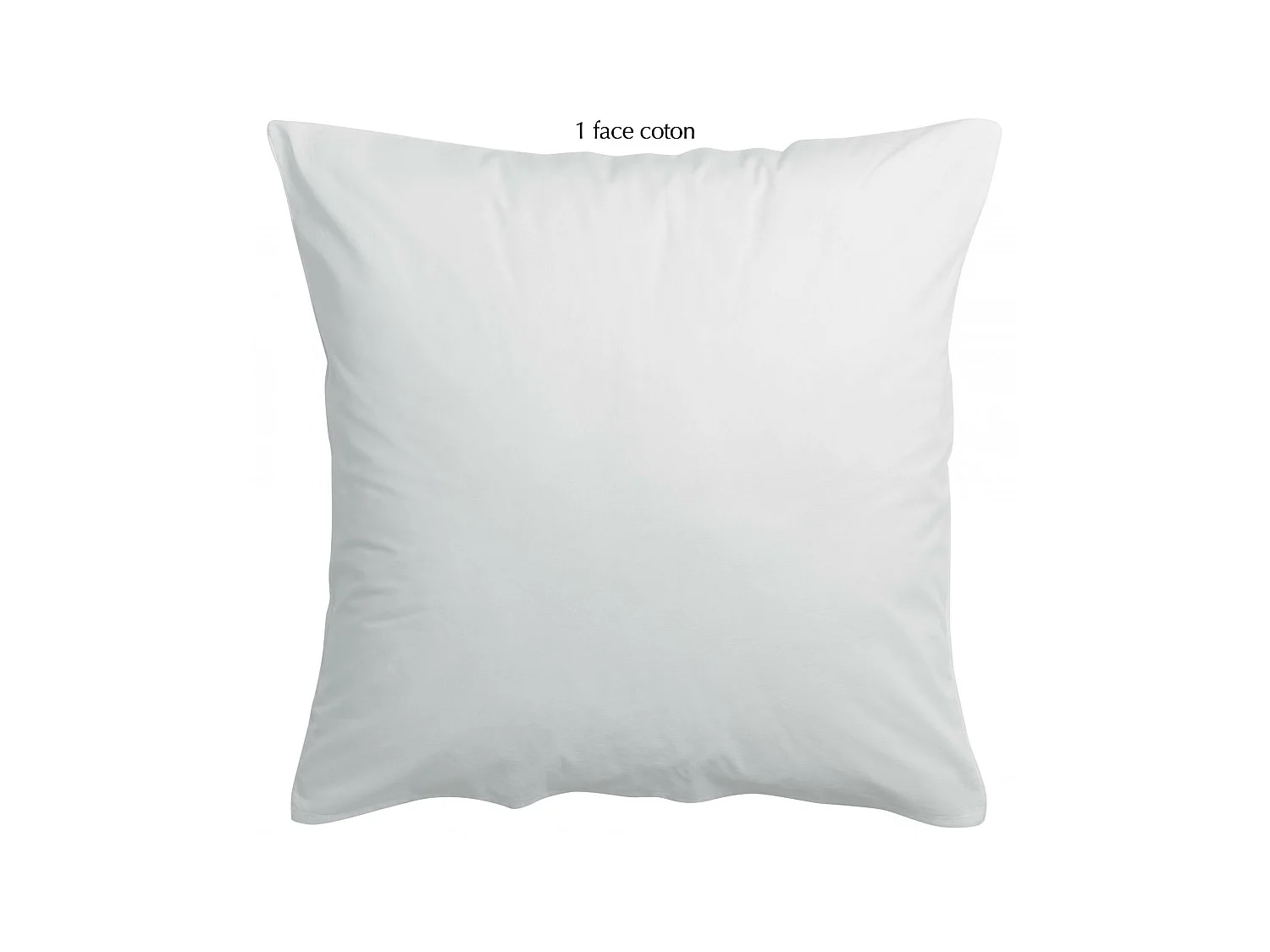 Taie d'oreiller Linco blanc 65 x 65 cm Vivaraise