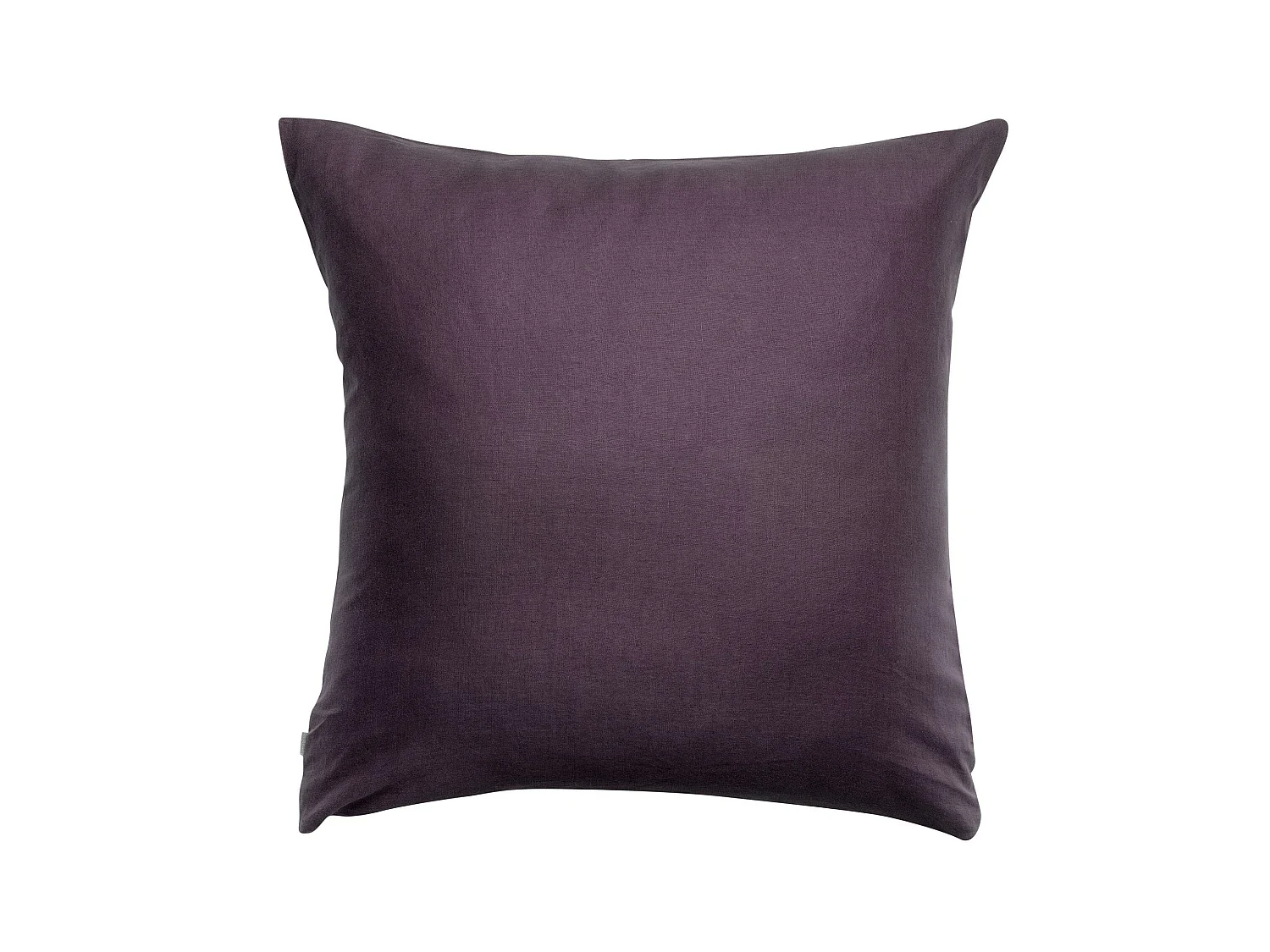 Taie d'oreiller stonewashed Zeff raisin 65 x 65 cm Vivaraise
