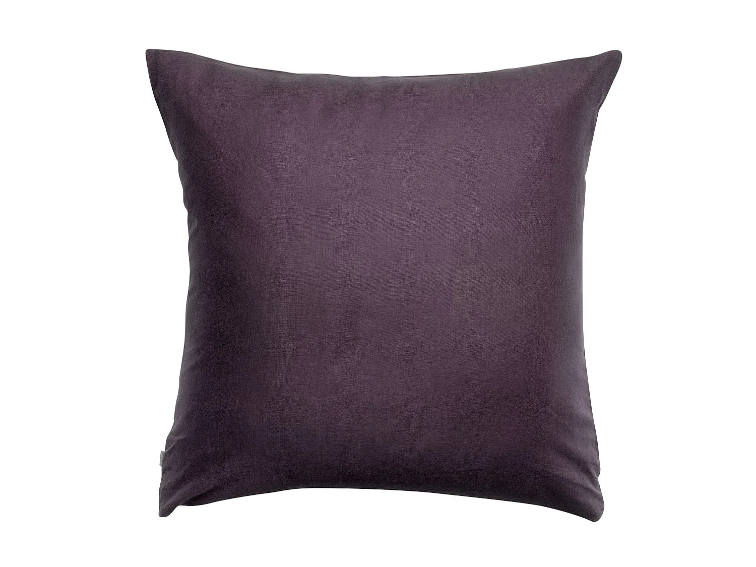 Taie d'oreiller stonewashed Zeff raisin 65 x 65 cm Vivaraise