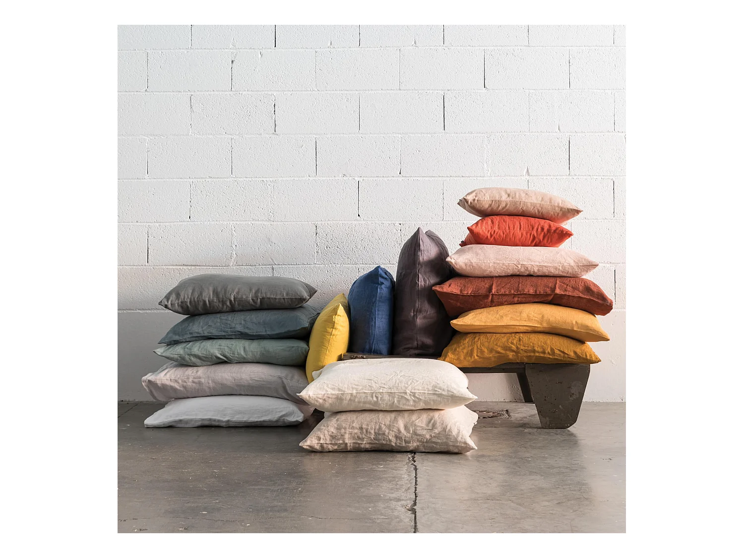 Kissenbezug Zeff Ocker 65 x 65 cm