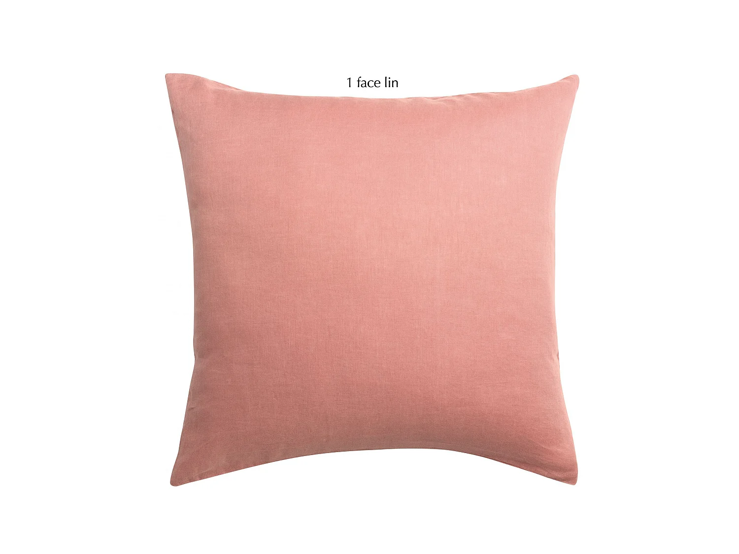 Taie d'oreiller Linco blush 65 x 65 cm Vivaraise