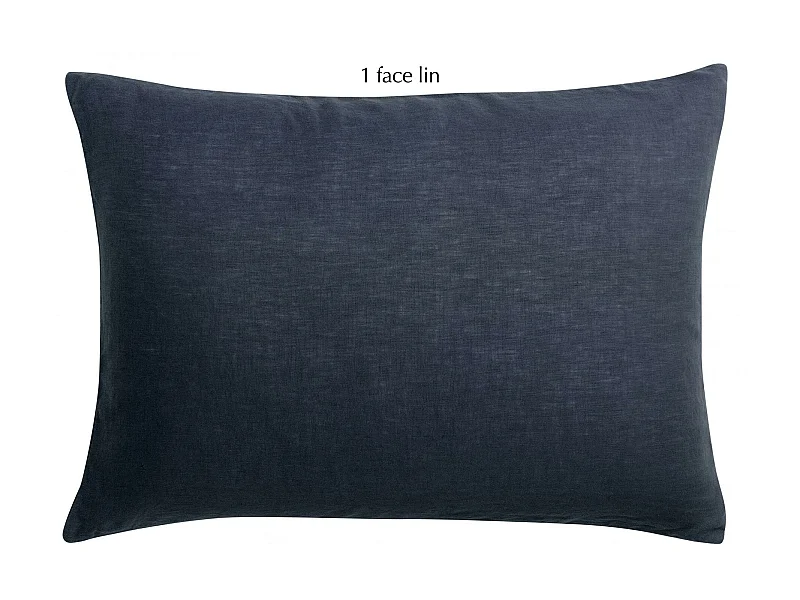 Funda de almohada Linco Azul marino 50 x 75 cm