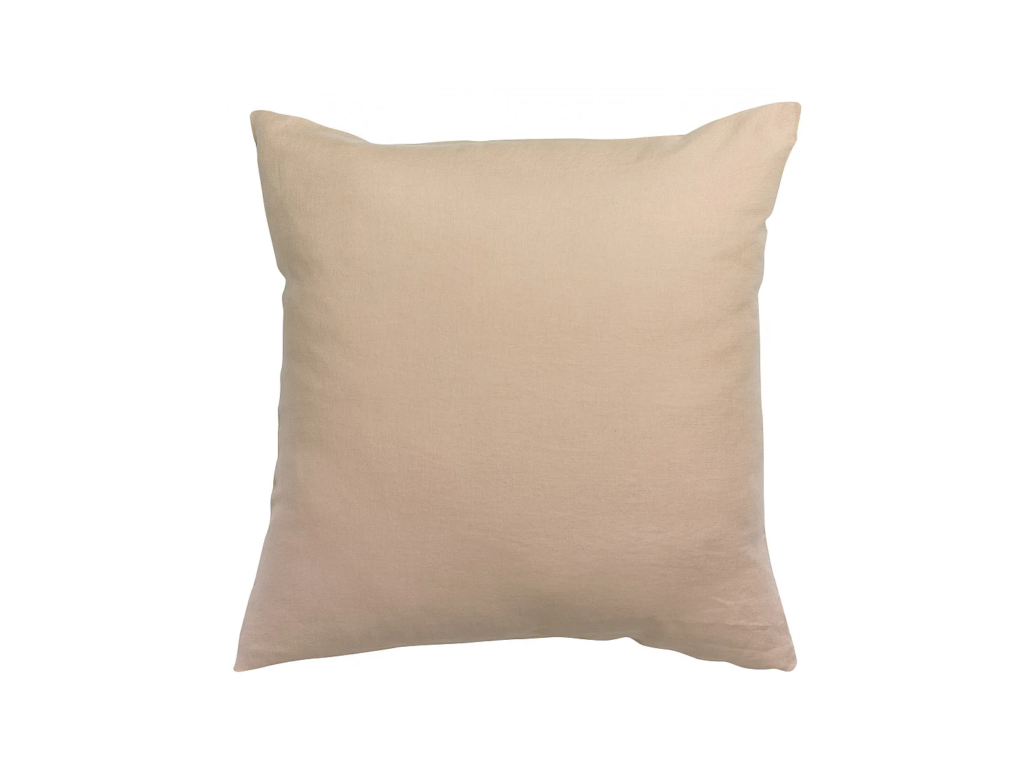 Taie d'oreiller stonewashed Zeff aubepine 65 x 65 cm Vivaraise