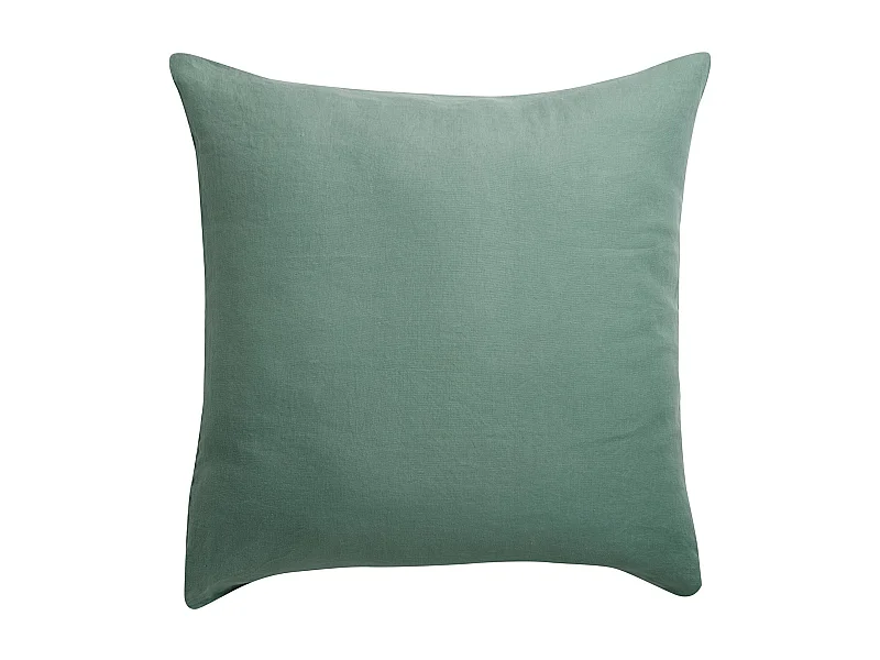 Taie d'oreiller Kala sauge 65 x 65 cm Vivaraise